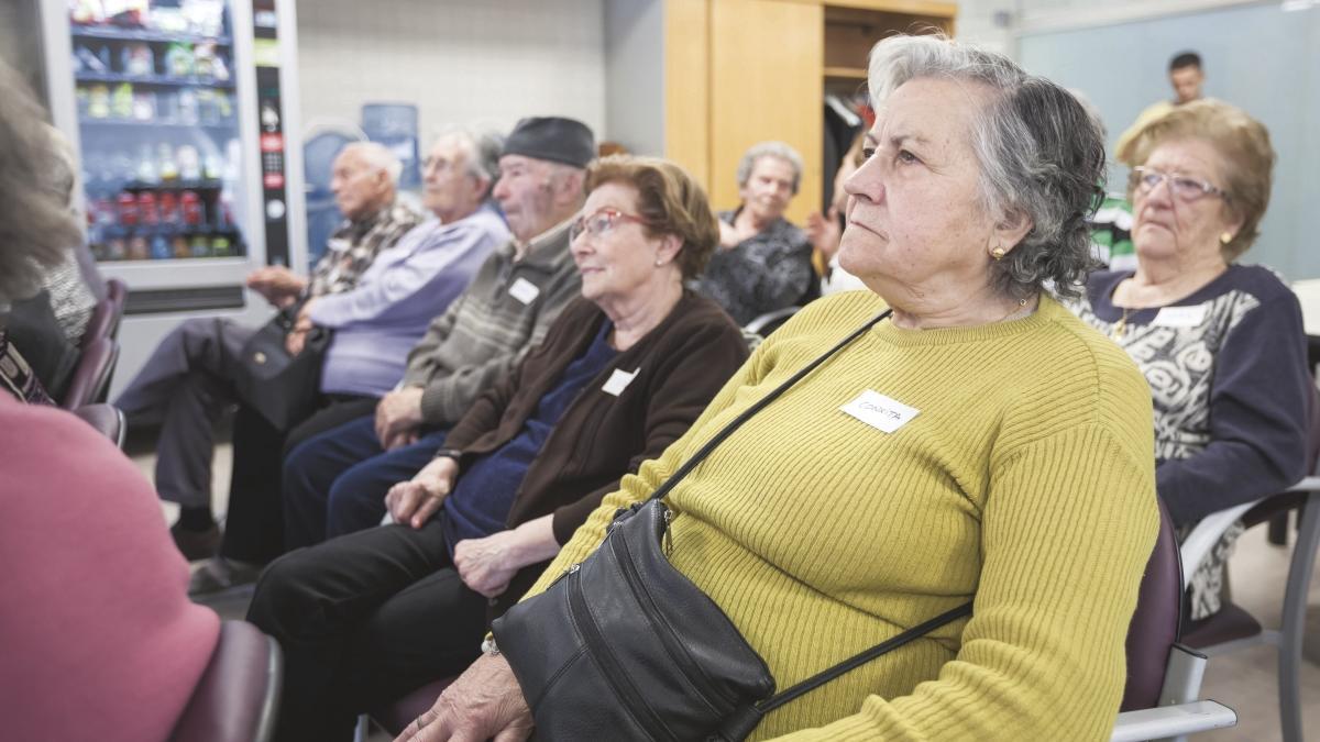 Actividad para la gente mayor de Parets