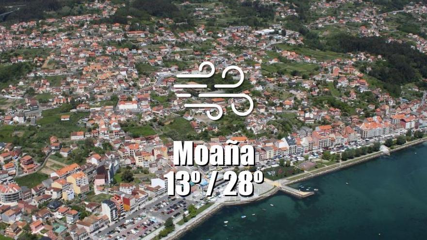 El tiempo en Moaña: previsión meteorológica para hoy, sábado 1 de junio