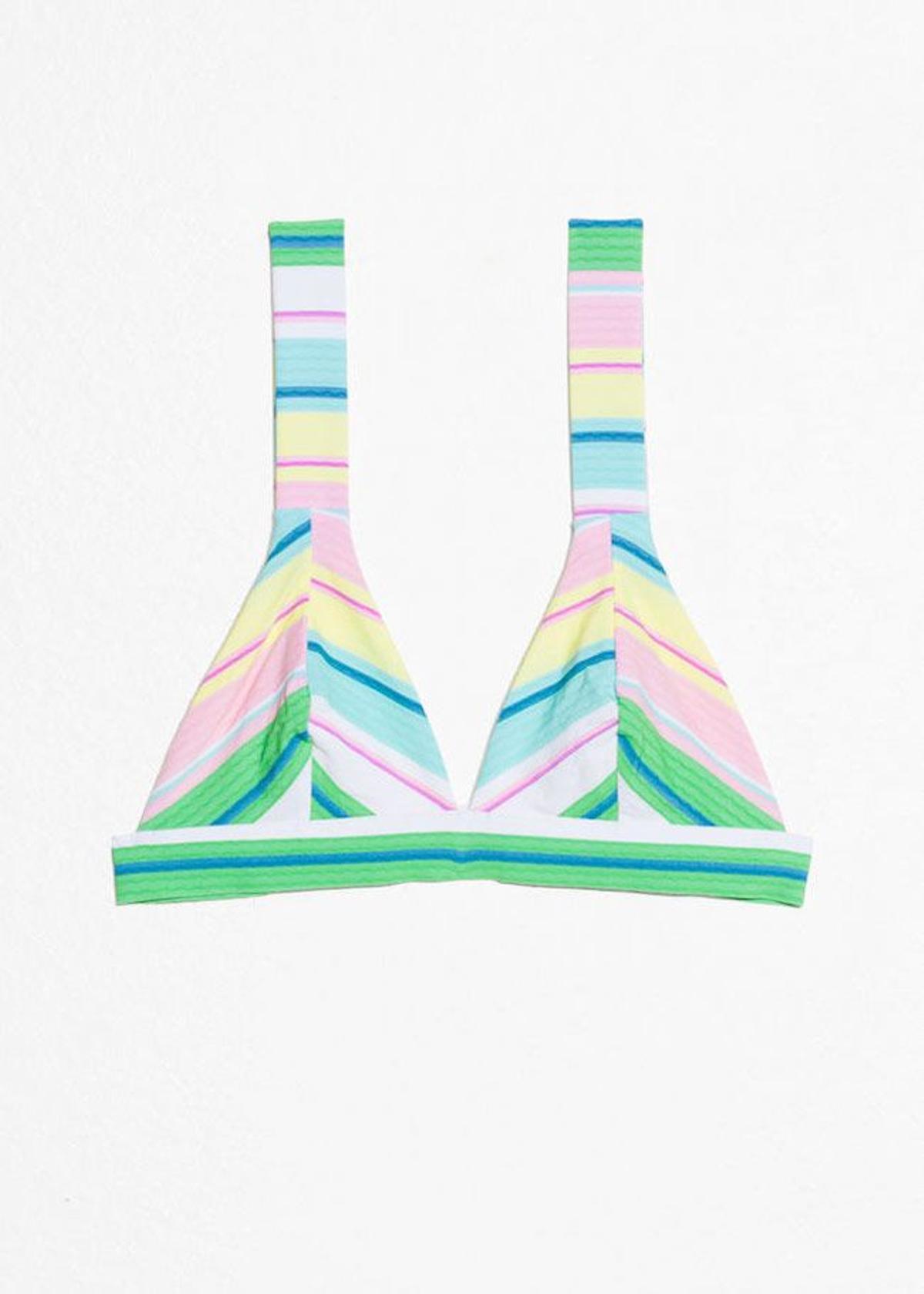 Top de bikini estampado, de &Other Stories