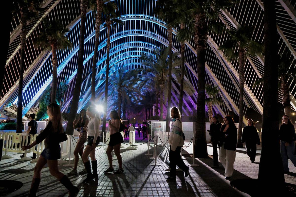 Terraza de l'Umbracle, abierta este fin de semana en València.