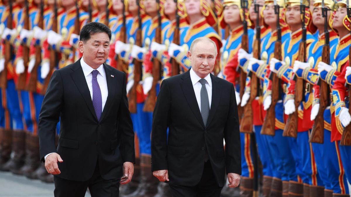 Putin visita Mongolia pese a la orden de detención de la Corte Penal Internacional.