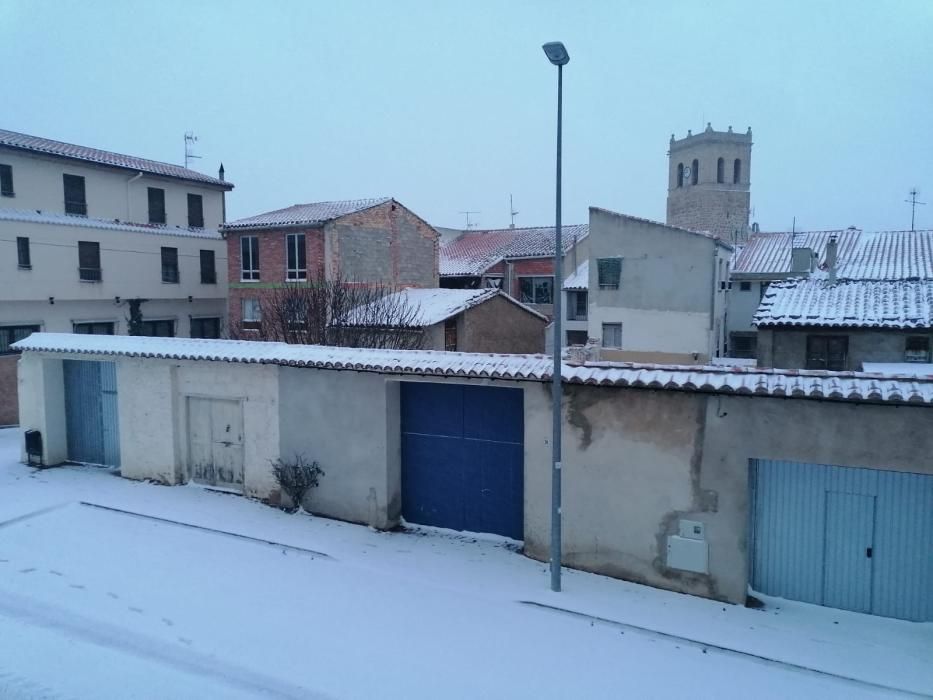 La nieve llega a Aras de los Olmos