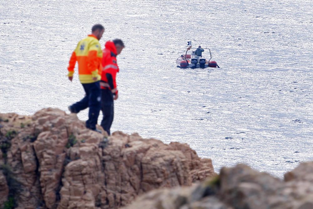 Quart dia de recerca del pescador desaparegut a Aigua Xelida