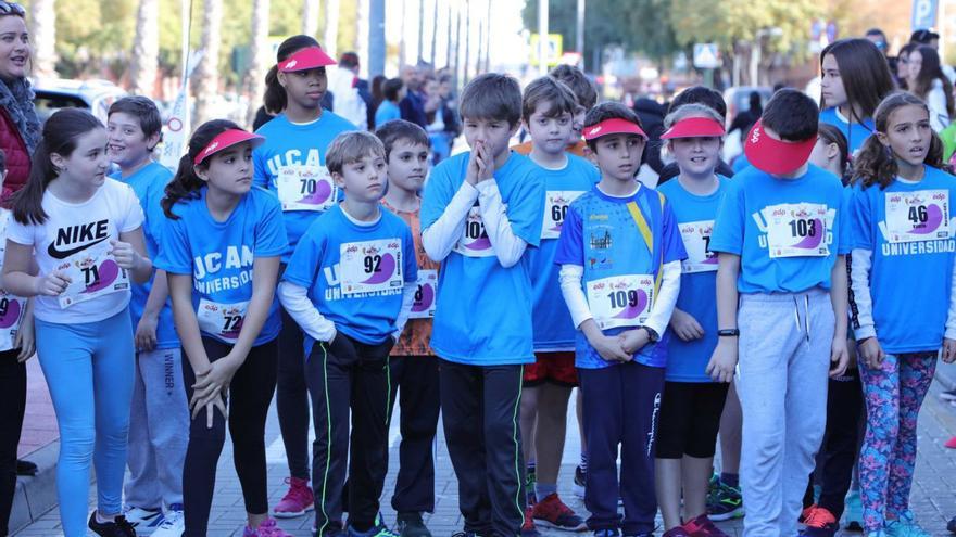 Los menores también corren el TotalEnergies Murcia Maratón