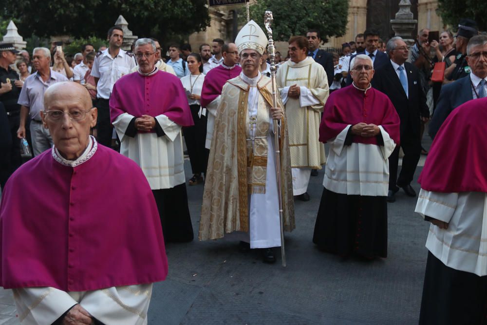 Procesión de la Virgen de la Victoria en Málaga