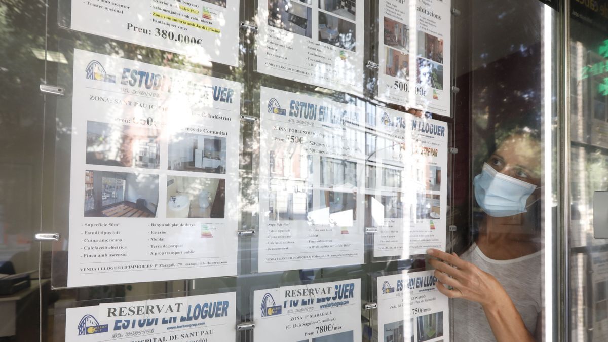 Oferta en una inmobiliaria.