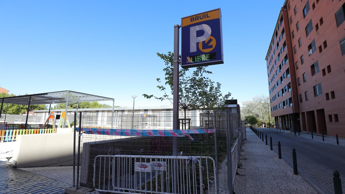 En imágenes | Así luce el nuevo parking del Parque Bruil de Zaragoza