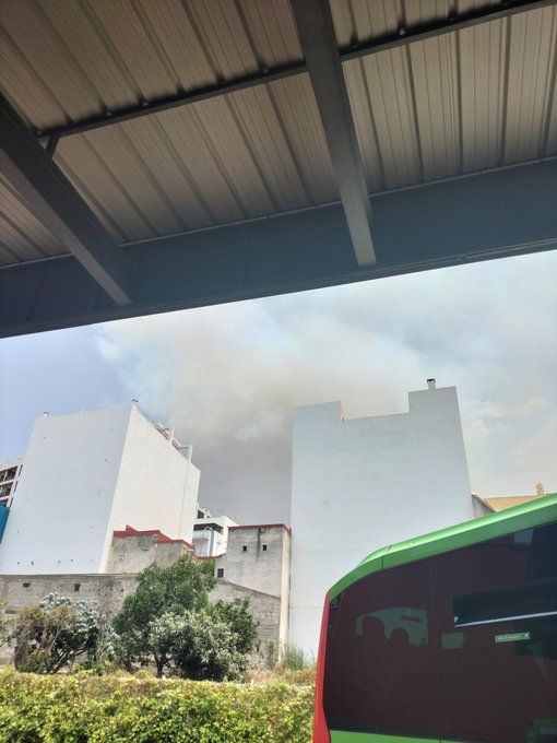 Incendio forestal en Tenerife