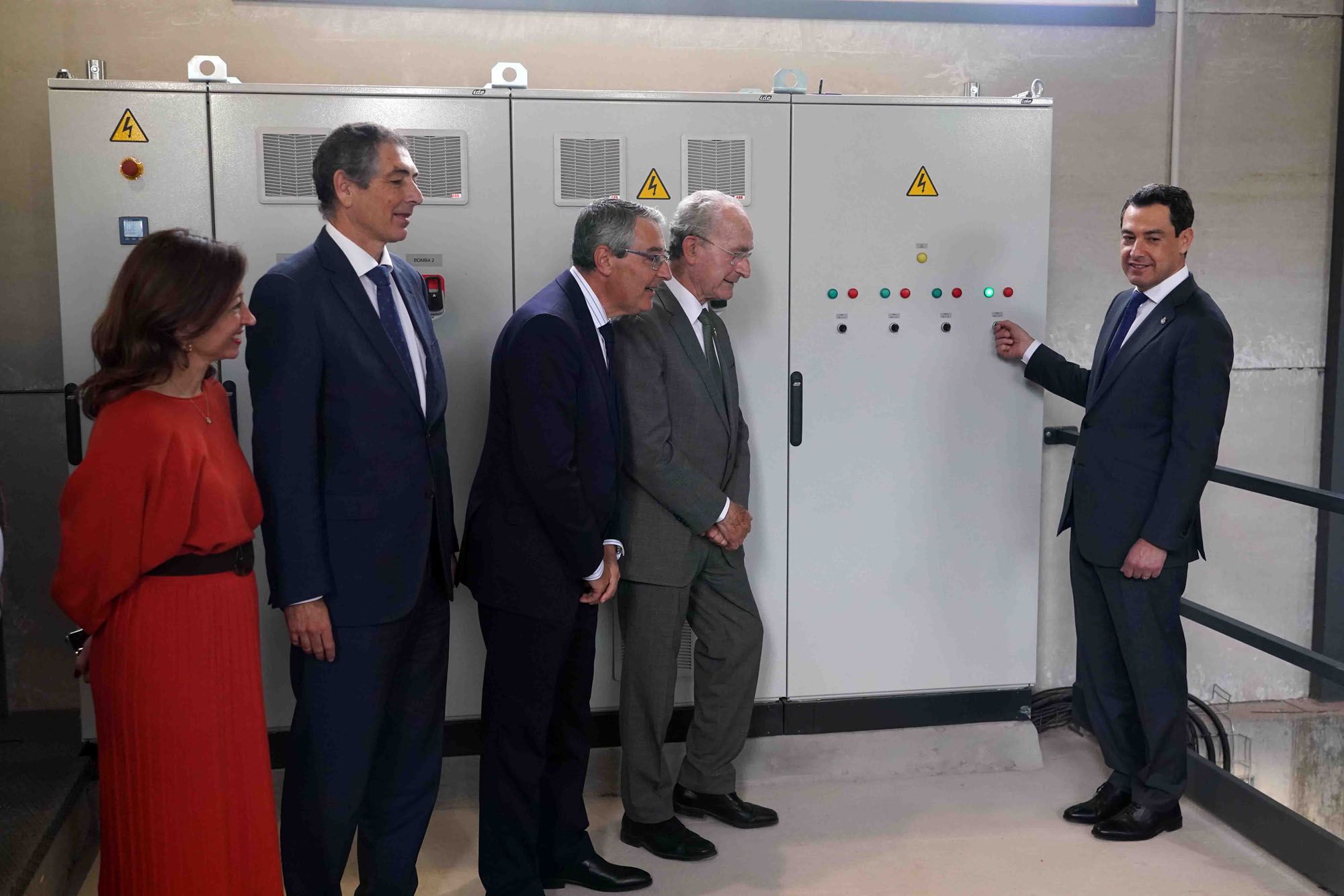 Inauguración de los tratamientos terciarios de la EDAR del Peñón del Cuervo