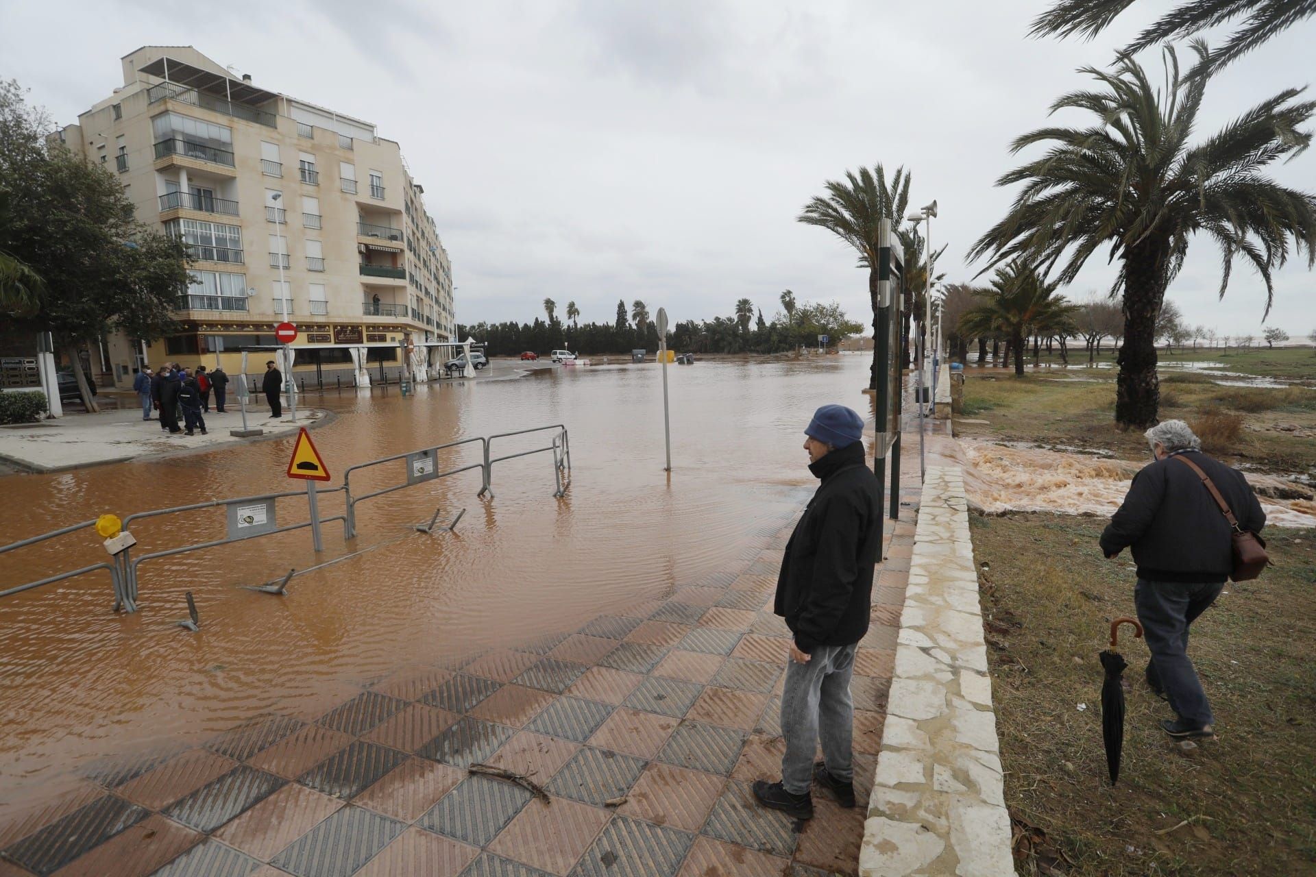 Las imágenes del paso del temporal de luvia por la Comunitat Valenciana