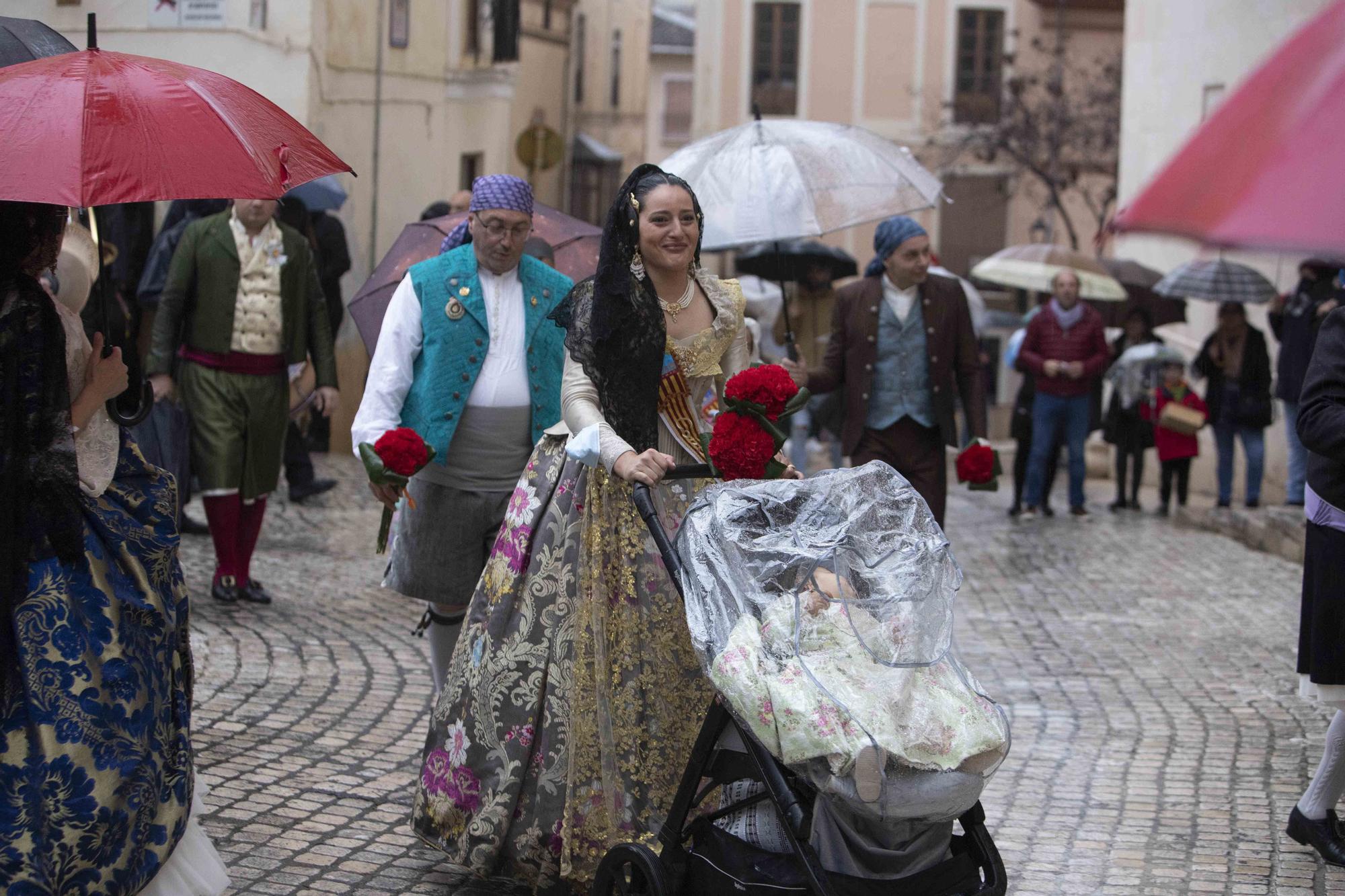 Una Ofrenda pasada por agua en Xàtiva