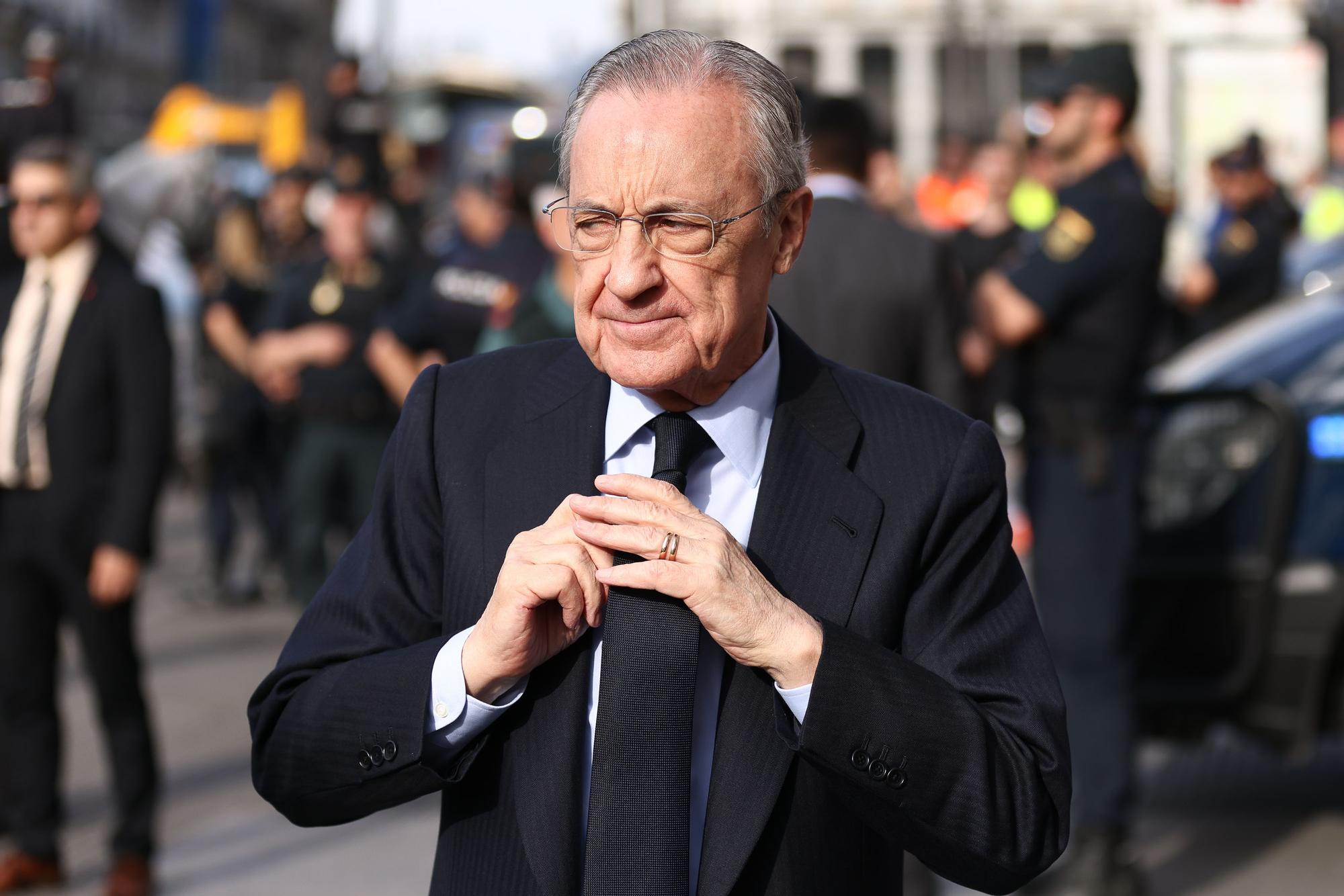 Florentino Pérez, presidente del Real Madrid y líder de la Superliga.