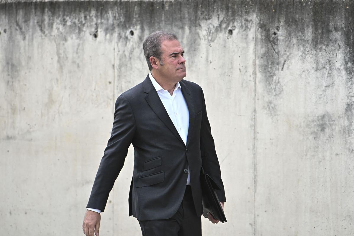 El empresario Javier Pérez Dolset a su llegada este lunes a la Audiencia Nacional en San Fernando de Henares,