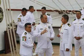 Así es el «Cuauhtémoc», el imponente barco de México que acaba de llegar a Gijón