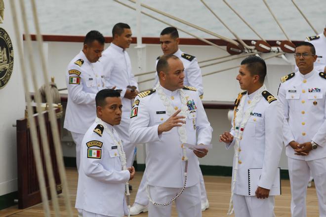 En imágenes: Así es el «Cuauhtémoc», el imponente barco de México que acaba de llegar a Gijón