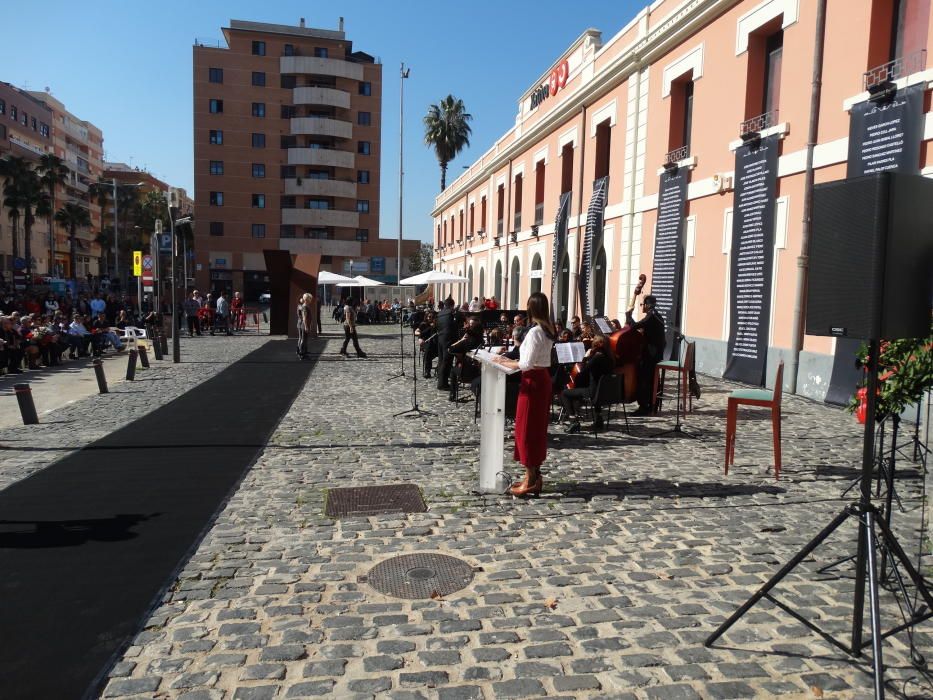 Homenaje a las víctimas del bombardeo franquista en Xàtiva