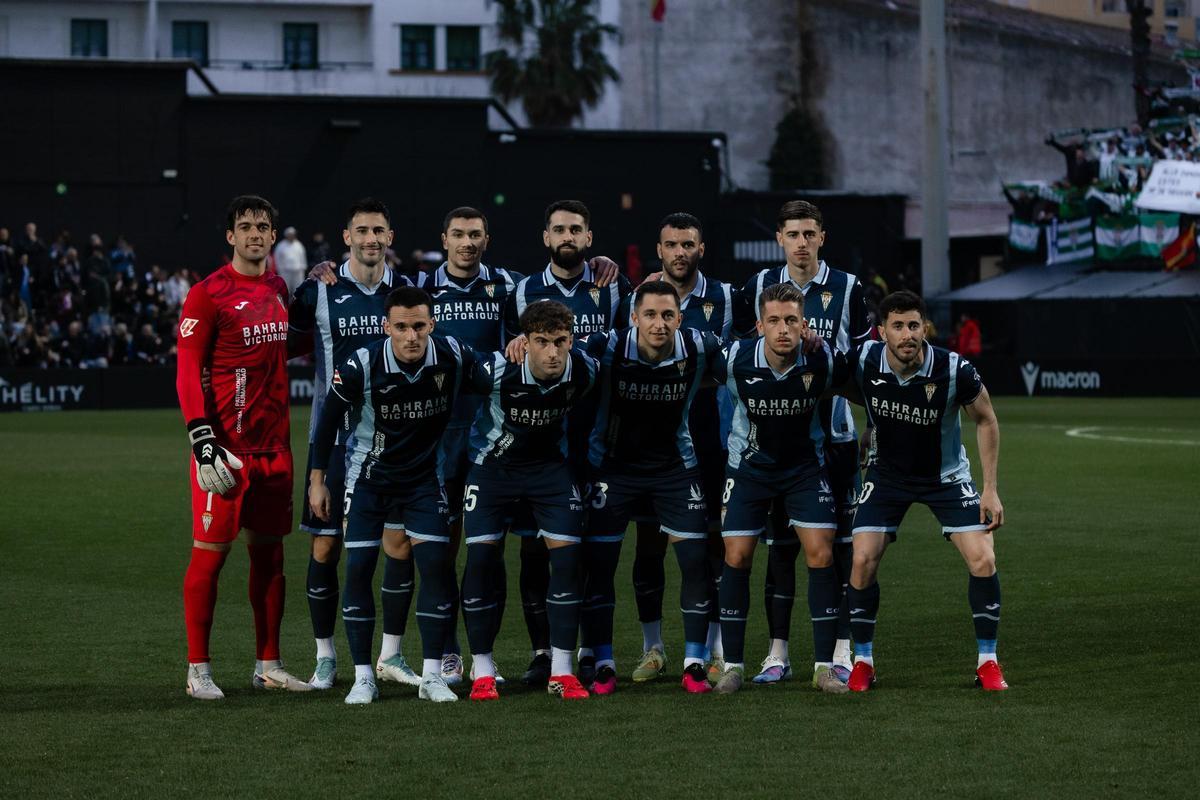 Equipo titular del Córdoba CF que cayó este miércoles en el Alfonso Murube ante el Ceuta.