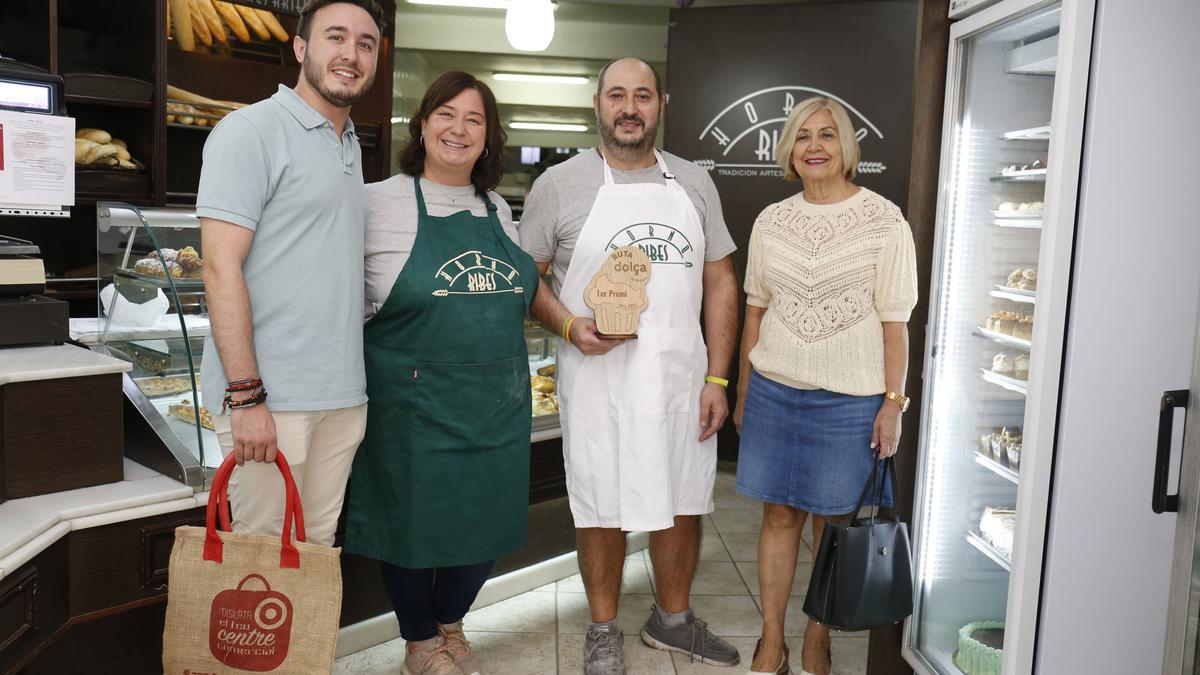 Primer premio Horno Ribes de Mislata en la cuarta edición de Ruta Dolça