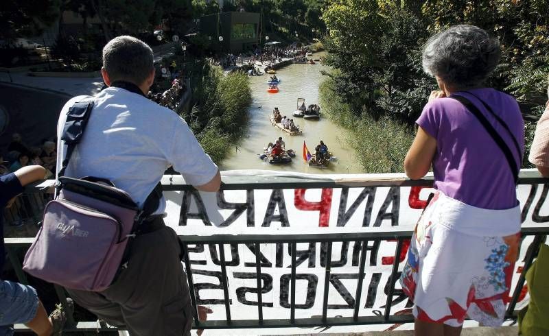 Fotogalería: Bajada reivindicativa por el Canal Imperial