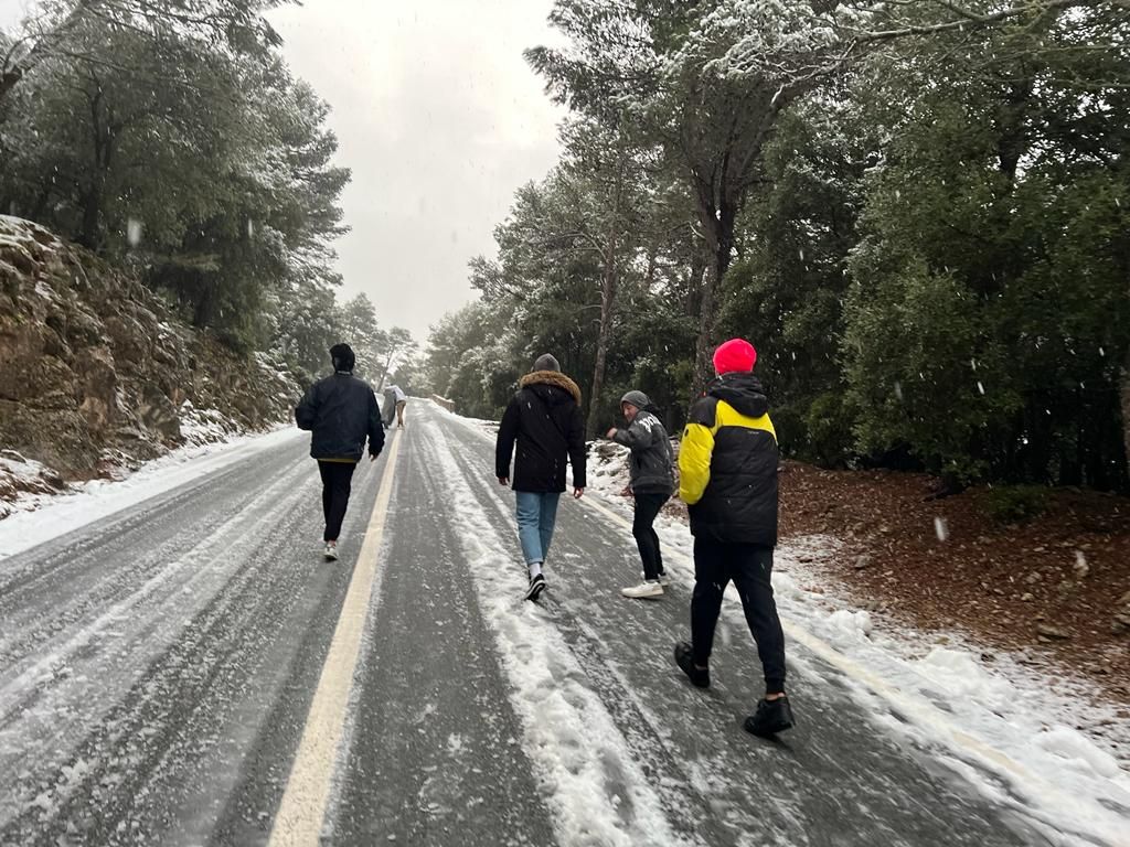 Mallorca registra la mayor nevada en cinco años