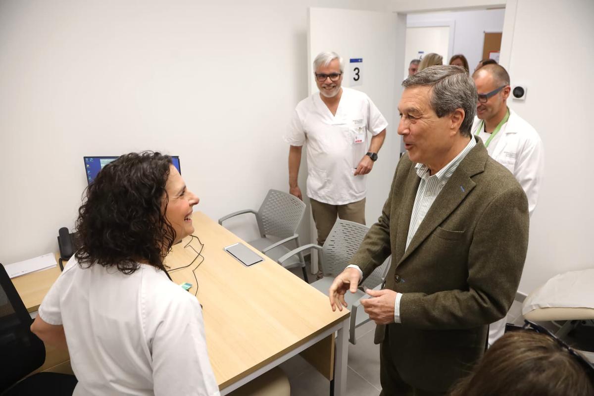 Visita a la unidad de ELA y enfermedades raras de Castellón