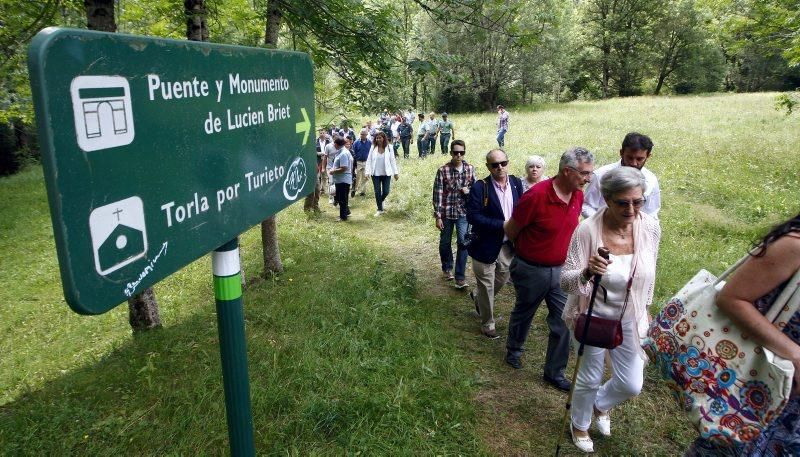 Fotos del acto del Centenario de Ordesa