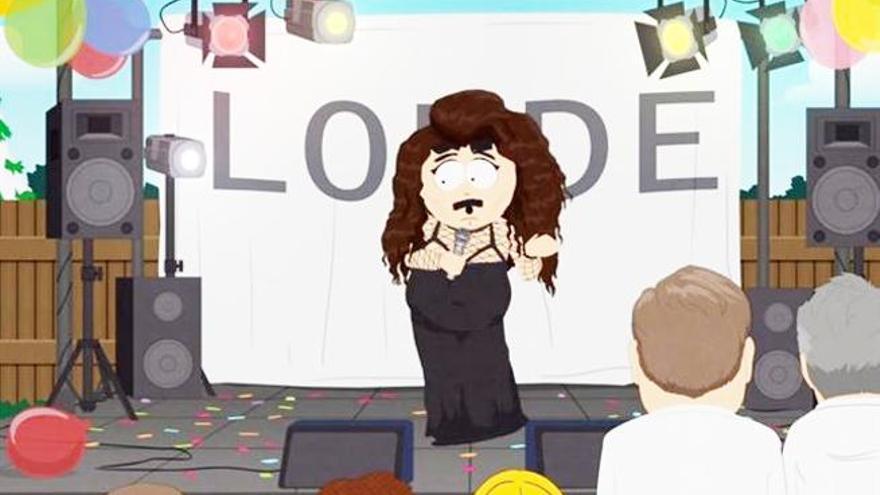 Randy caracterizado como Lorde.