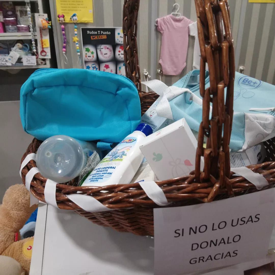 Productos para donar a familias necesitadas.