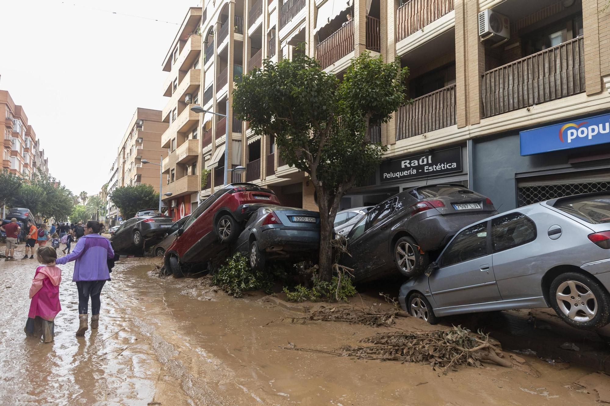 La devastación en Paiporta tras la catástrofe
