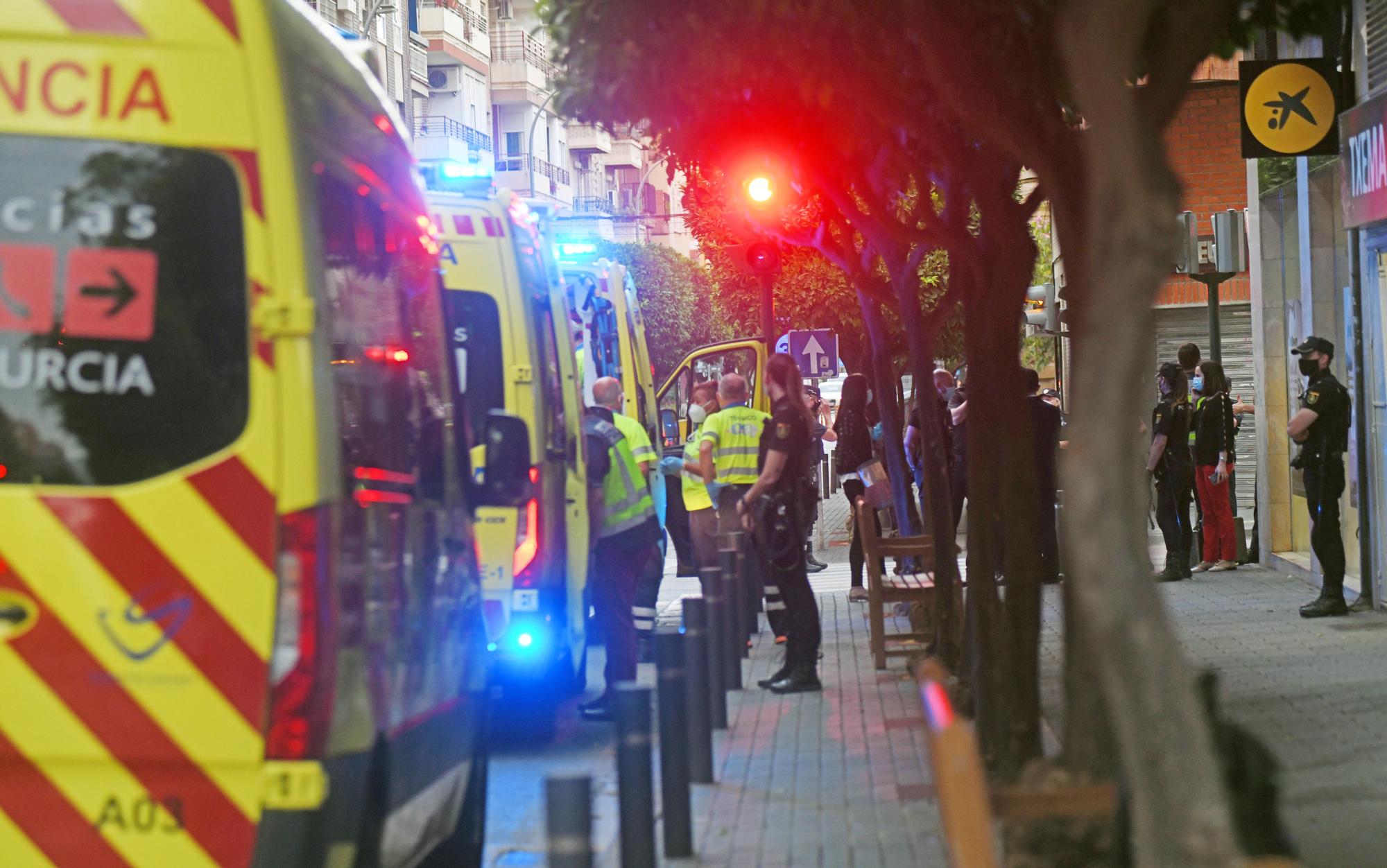 Atraco en una sucursal bancaria en Murcia