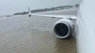 Heftige Regenfälle legen den Flughafen Mallorca lahm