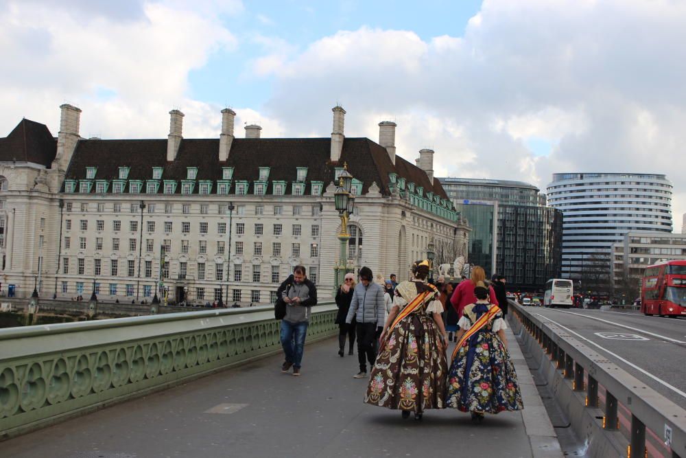 En el puente de Westminster