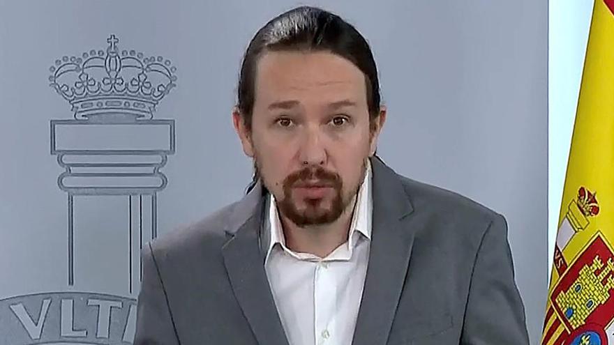 El vicepresidente segundo del Gobierno, Pablo Iglesias.