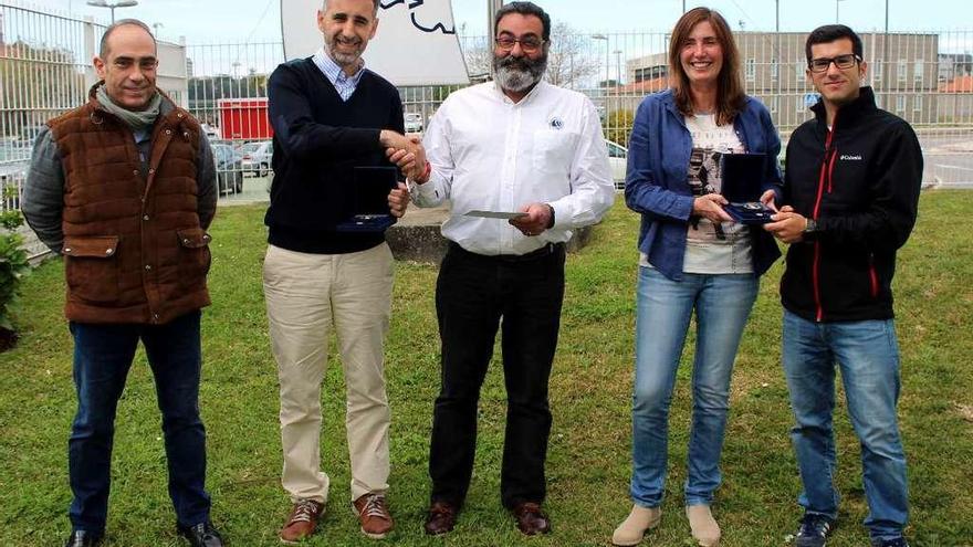 Ignacio Alcoz, Pablo Cabello, Manuel Villaverde, Viviana García y Javier Lago. // FDV