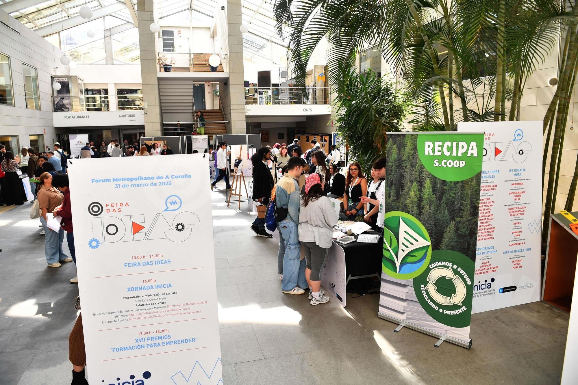 Feira das Ideas en el Fórum Metropolitano
