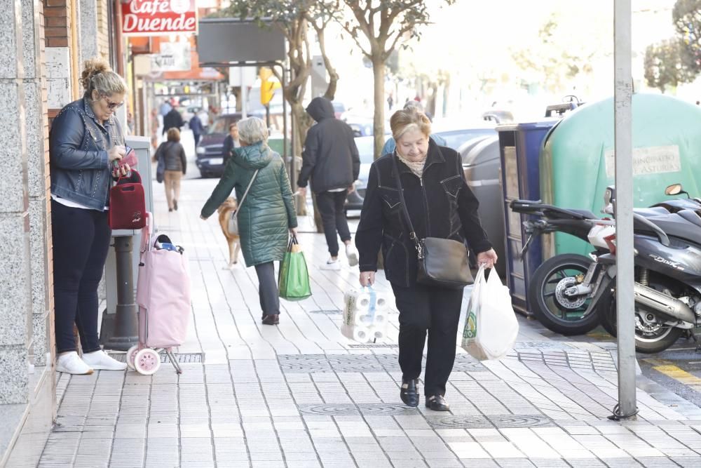 Así viven los asturianos el primer día de alarma