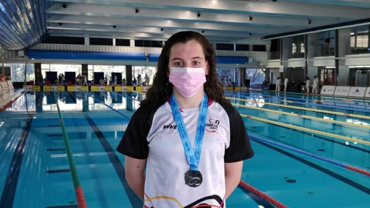 Imagen de María de Gador, del Inacua Málaga, una de las participantes del campeonato en el que ya conoce la victoria.