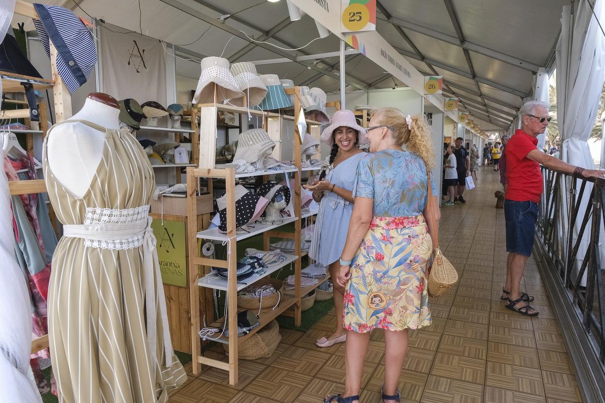 13-08-2024 SAN BARTOLOMÉ DE TIRAJANA. Feria de Artesanía del Faro de Maspalomas  | 13/08/2024 | Fotógrafo: Andrés Cruz