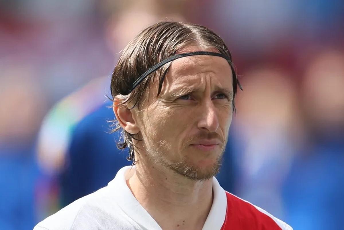 Modric con la selección croata.