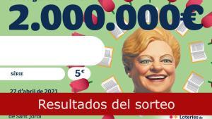 Grossa de Sant Jordi 2021: primer premi i resultats