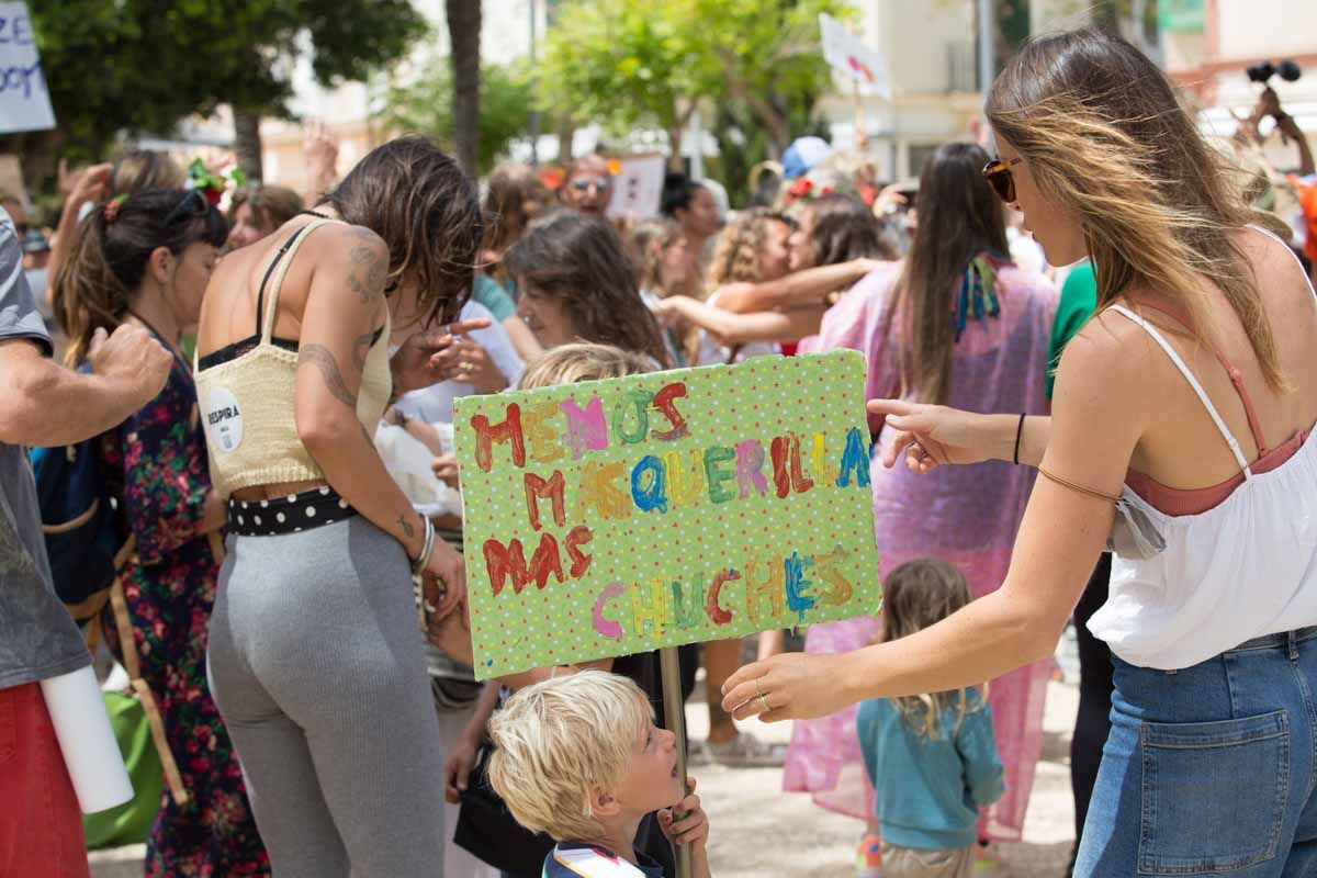 Manifestación Ibiza Respira en Ibiza