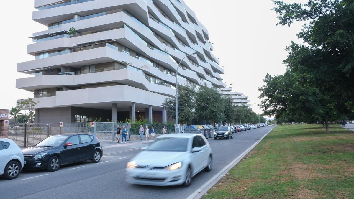 Una imagen de la zona del PAU 5 en la Playa de San Juan.