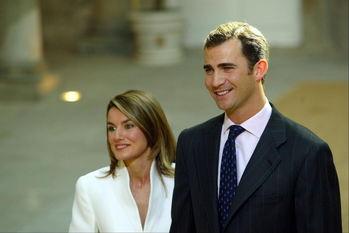 Pedida de mano de los príncipes de Asturias el 6 de noviembre de 2003