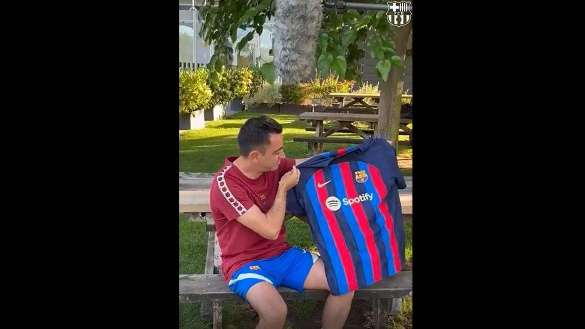 Así ha reaccionado Xavi a la nueva equipación del FC Barcelona