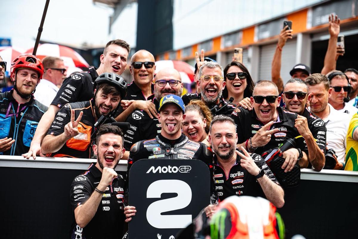 Bezzecchi celebra su clasificación