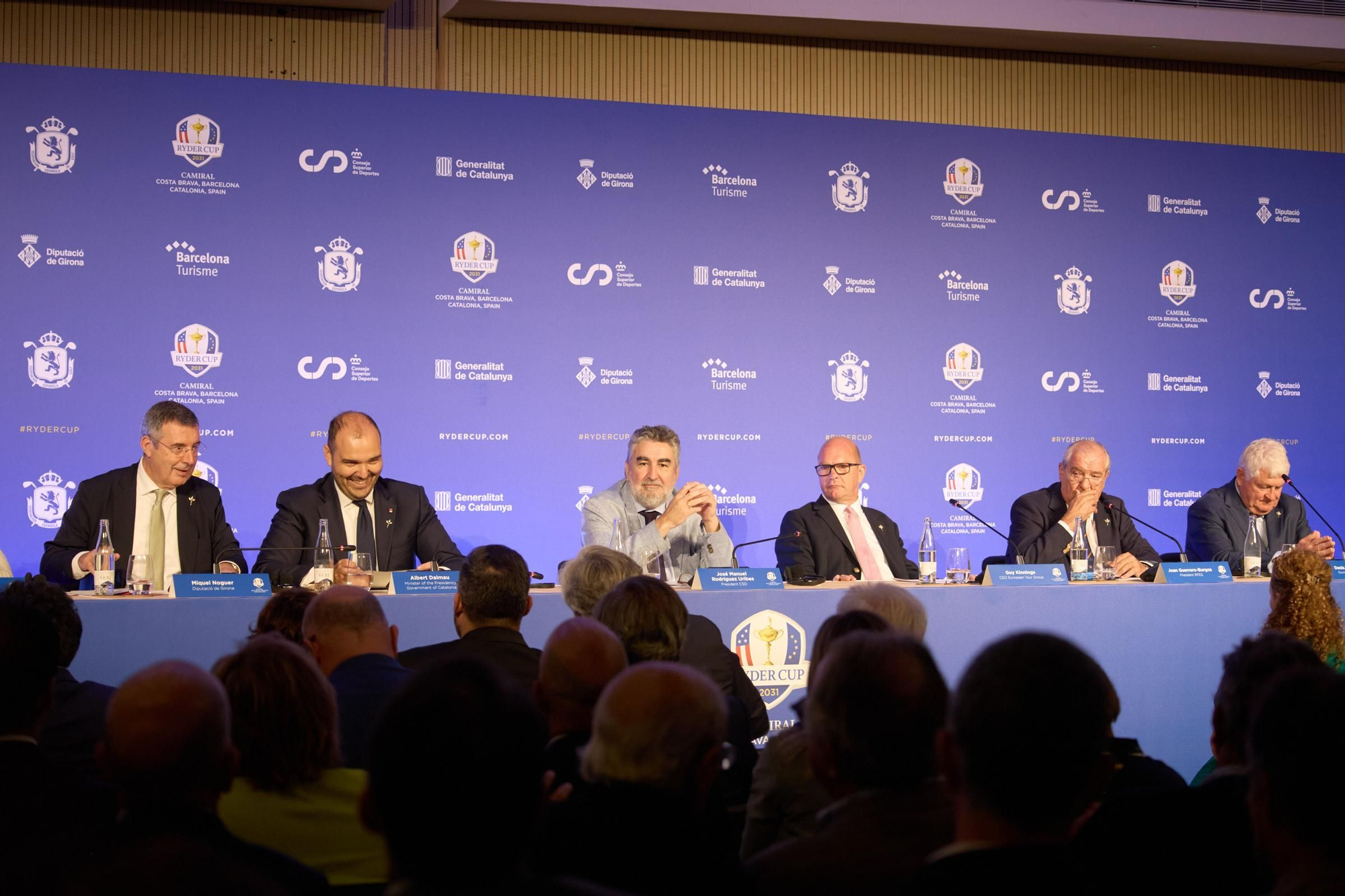 Les imatges de la presentació de la Ryder Cup 2031 a l'Hotel Camiral