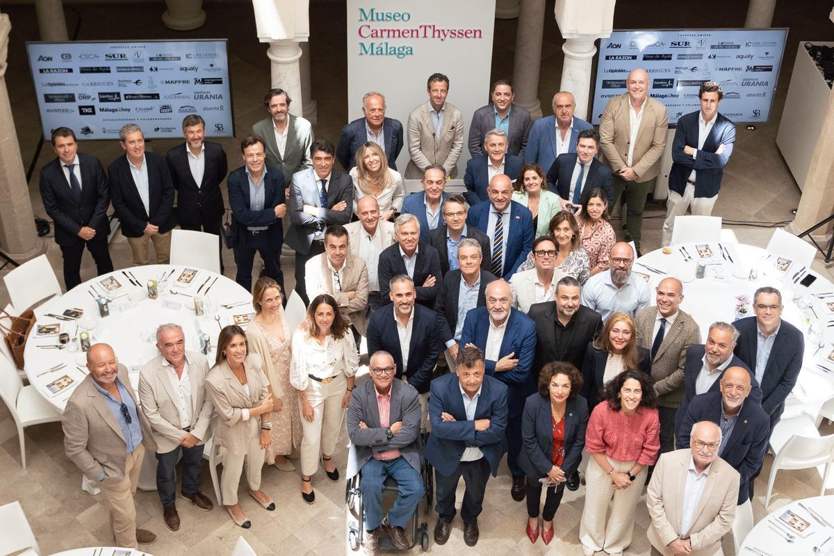 Asistentes al acto celebrado en el Thyssen este lunes.