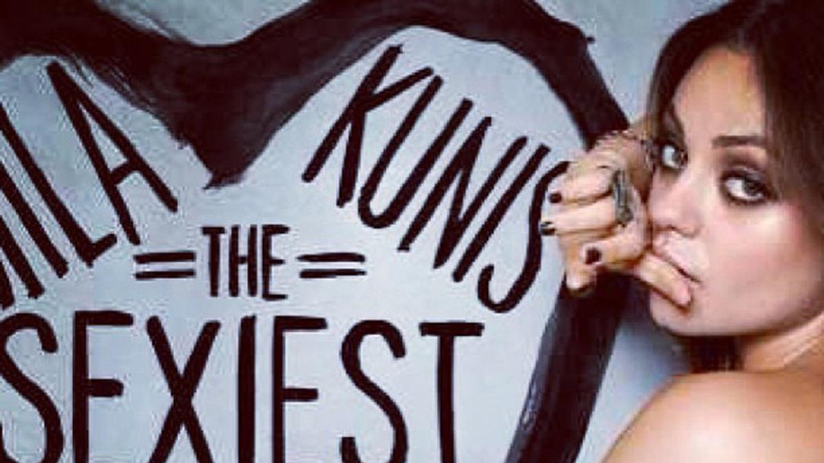 Mila Kunis, en una imagen del 2012, cuando fue elegida la mujer más sexi del 2012 por la revista 'Esquire'.