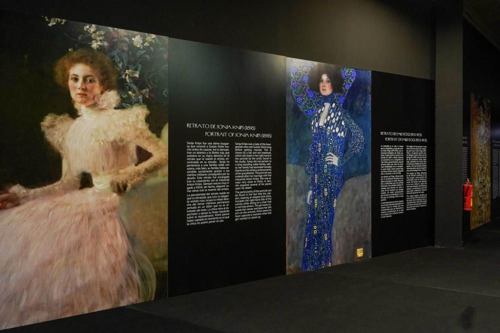 Exposición inmersiva 'El oro de Klimt'.