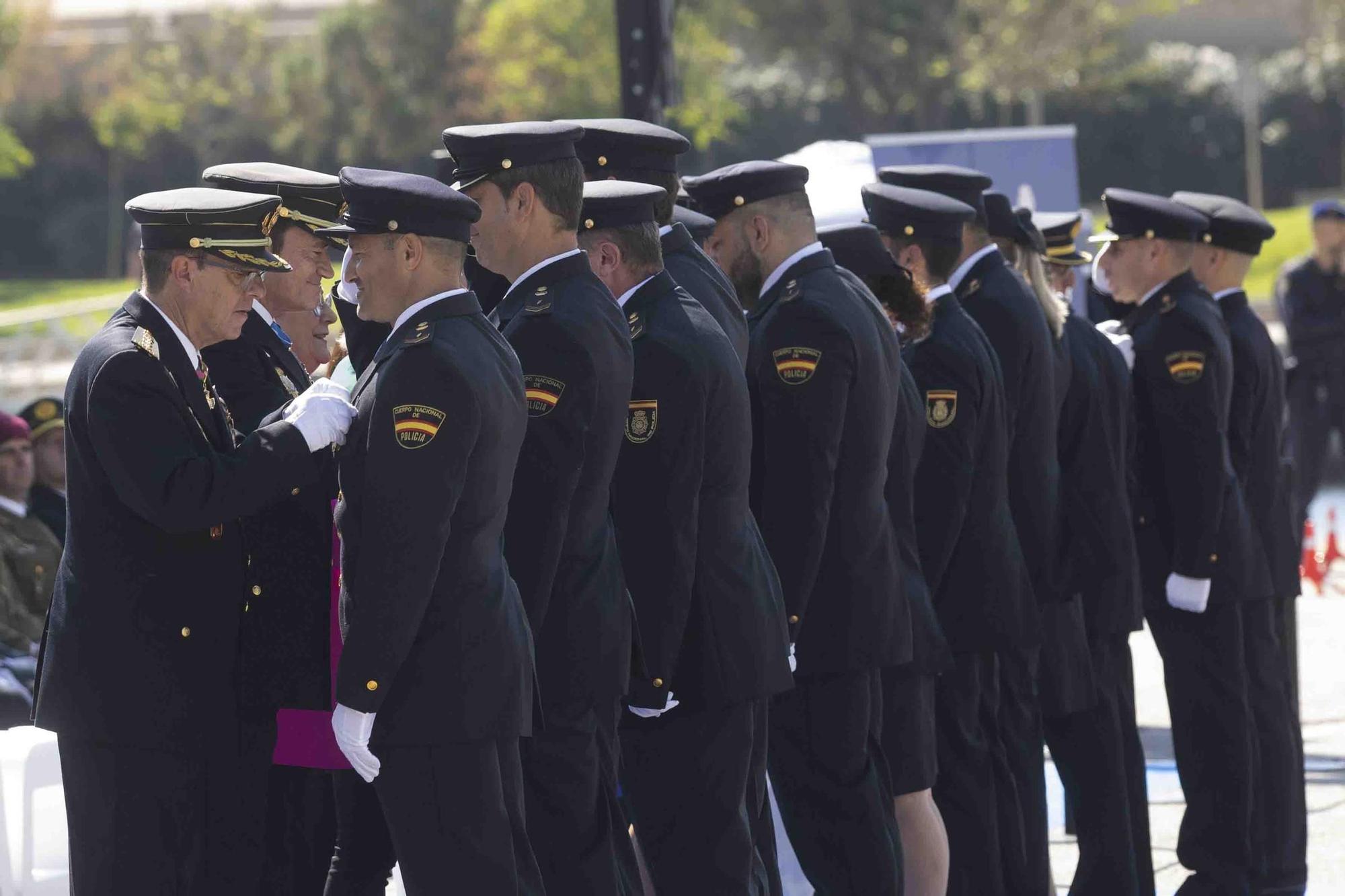 Actos de la festividad de la Policía Nacional